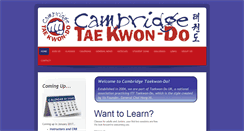 Desktop Screenshot of cambs-tkd.co.uk