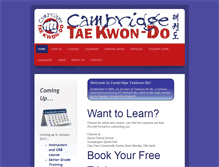 Tablet Screenshot of cambs-tkd.co.uk